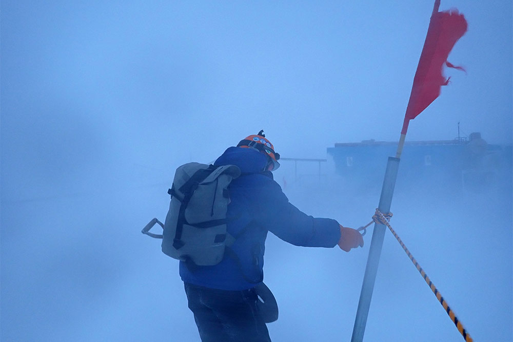 ブリザードの様子