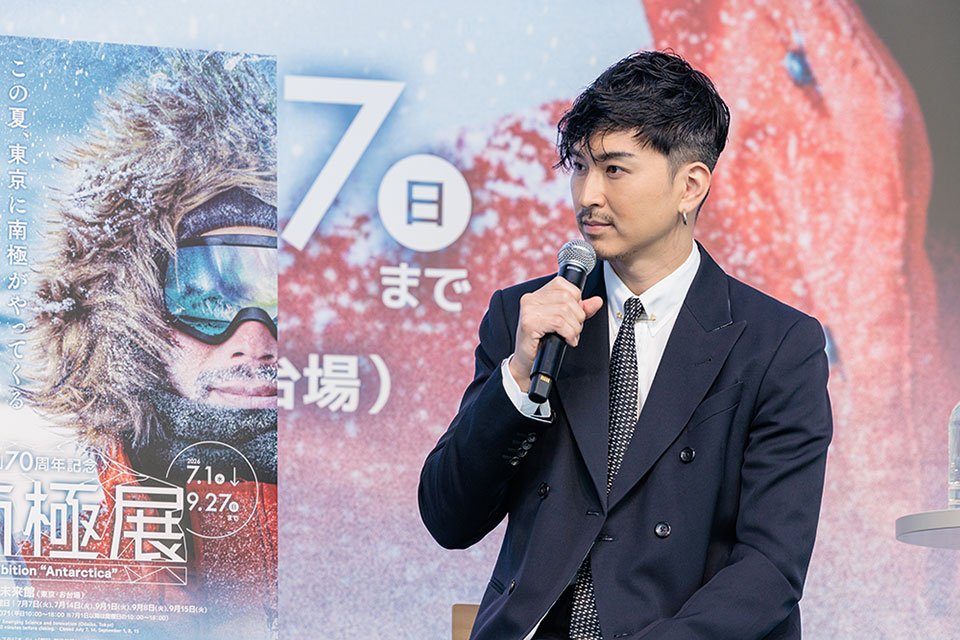思いを語る松田翔太さん